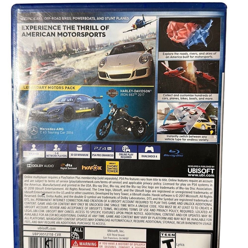 Ubisoft PS4 "The Crew 2" Video‎ Game - Picture 4 of 4
